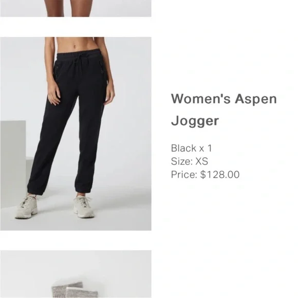 Vuori Black Aspen Joggers - Picture 2 of 4